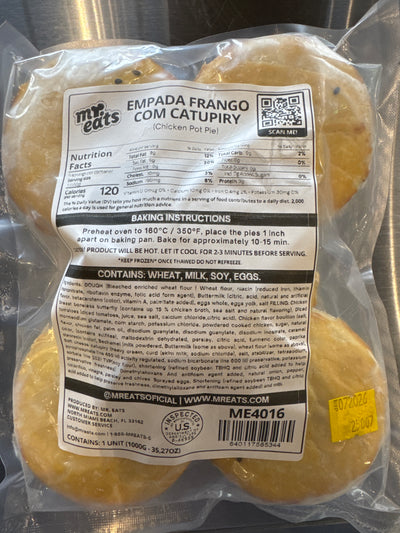 Empada de Frango Com Catupiry - 5 unidades - Mr Eats (ME4016)