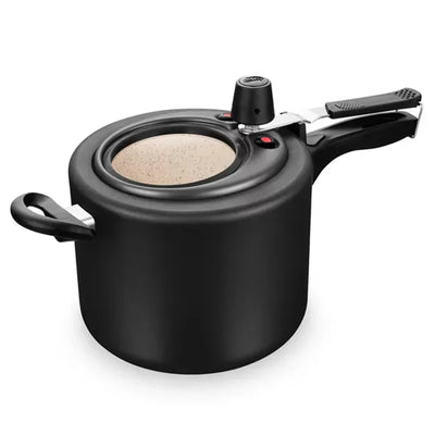 Pressure Cooker with Non-Stick Top Display Black/Beige 4.5L