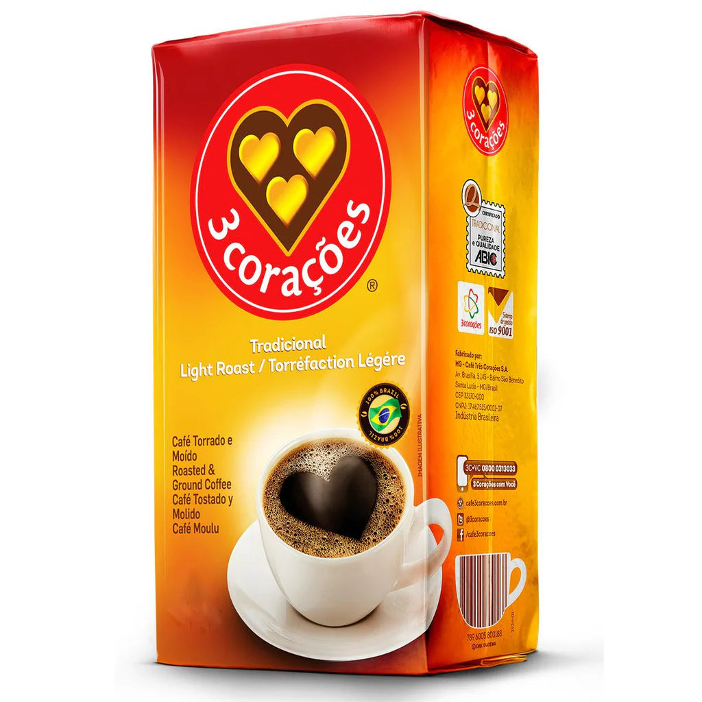 3 Corações Traditional Vacuum Coffee 250g