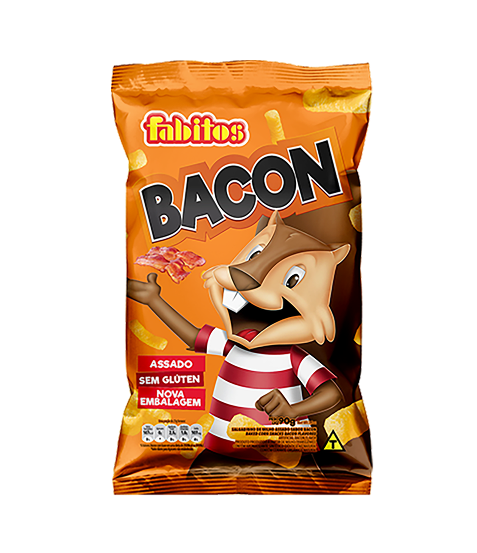 Salgadinho Assado Bacon 90g Fabitos