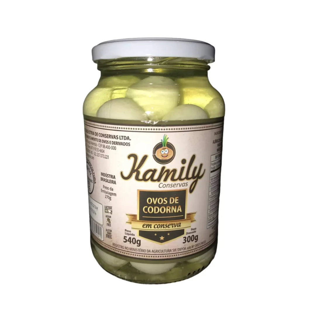 Ovo de Codorna Defumada Kamily 295g