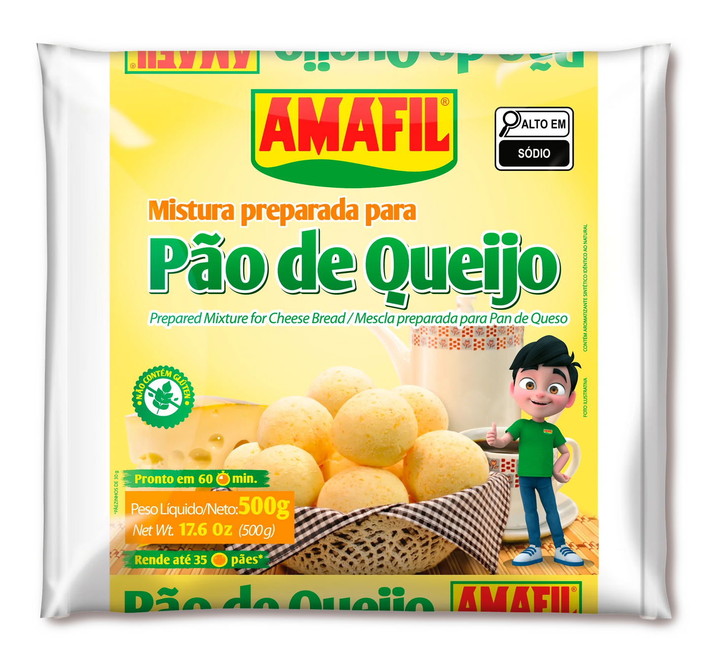 Mistura Pão de Queijo 500g Amafil