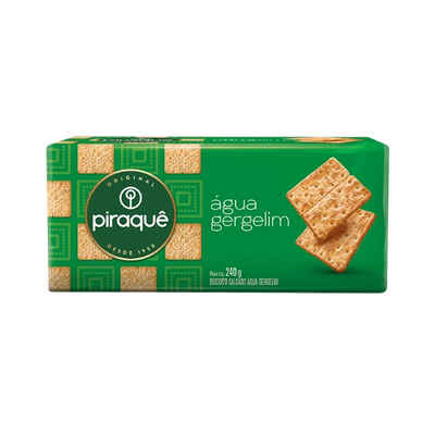 Piraquê Water and Sesame Biscuit 215g