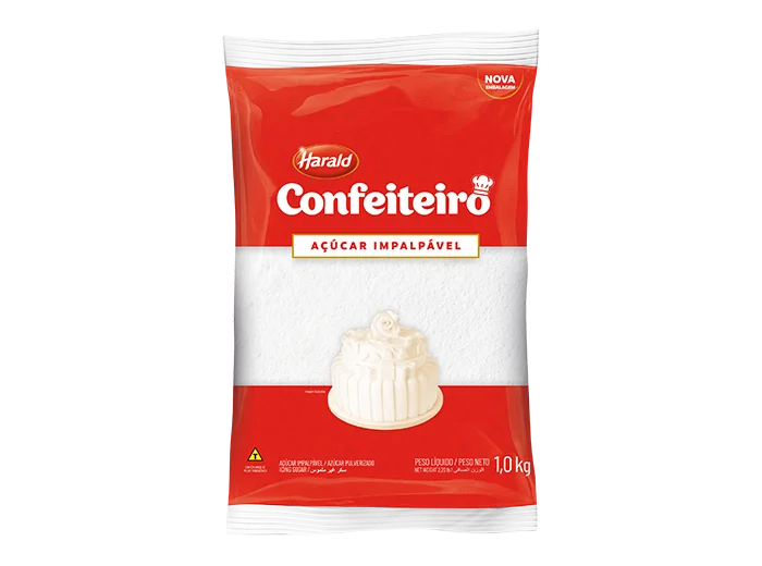 Açúcar Impalpável Confeiteiro Harald 1kg