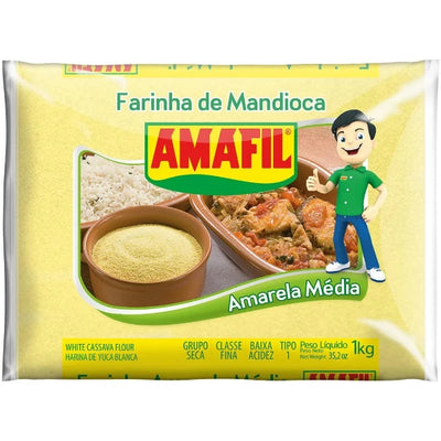 Fécula de Mandioca e Curcuma Grossa Amafil 1kg