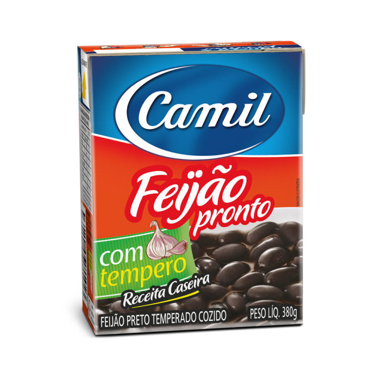 Camil Feijão Preto Pronto 380g