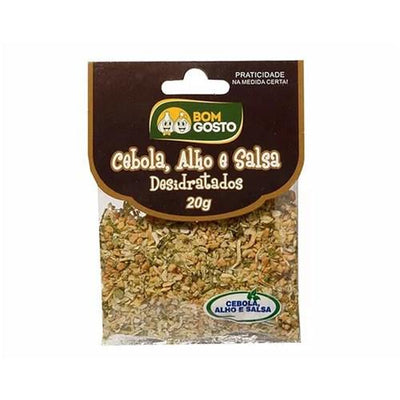 Alho, Cebola, Salsa desidratada - Bom Gosto 20g