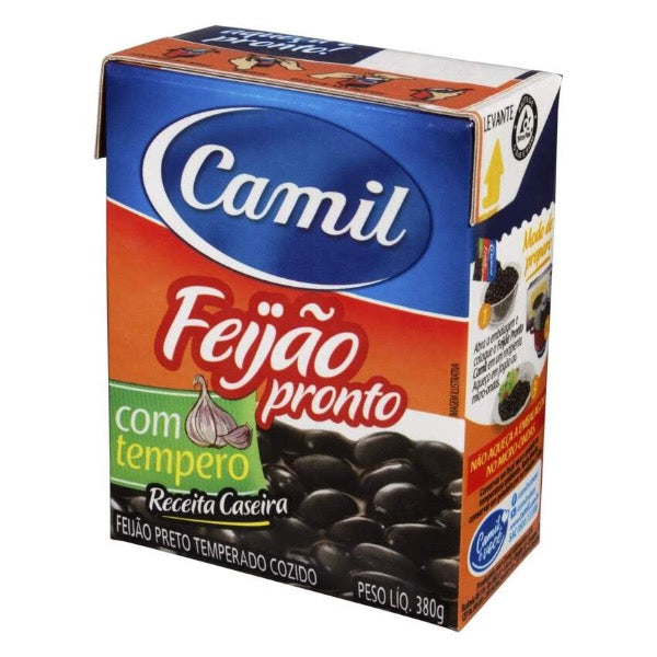 Camil Seasoned Ready-to-Eat Black Beans 380g