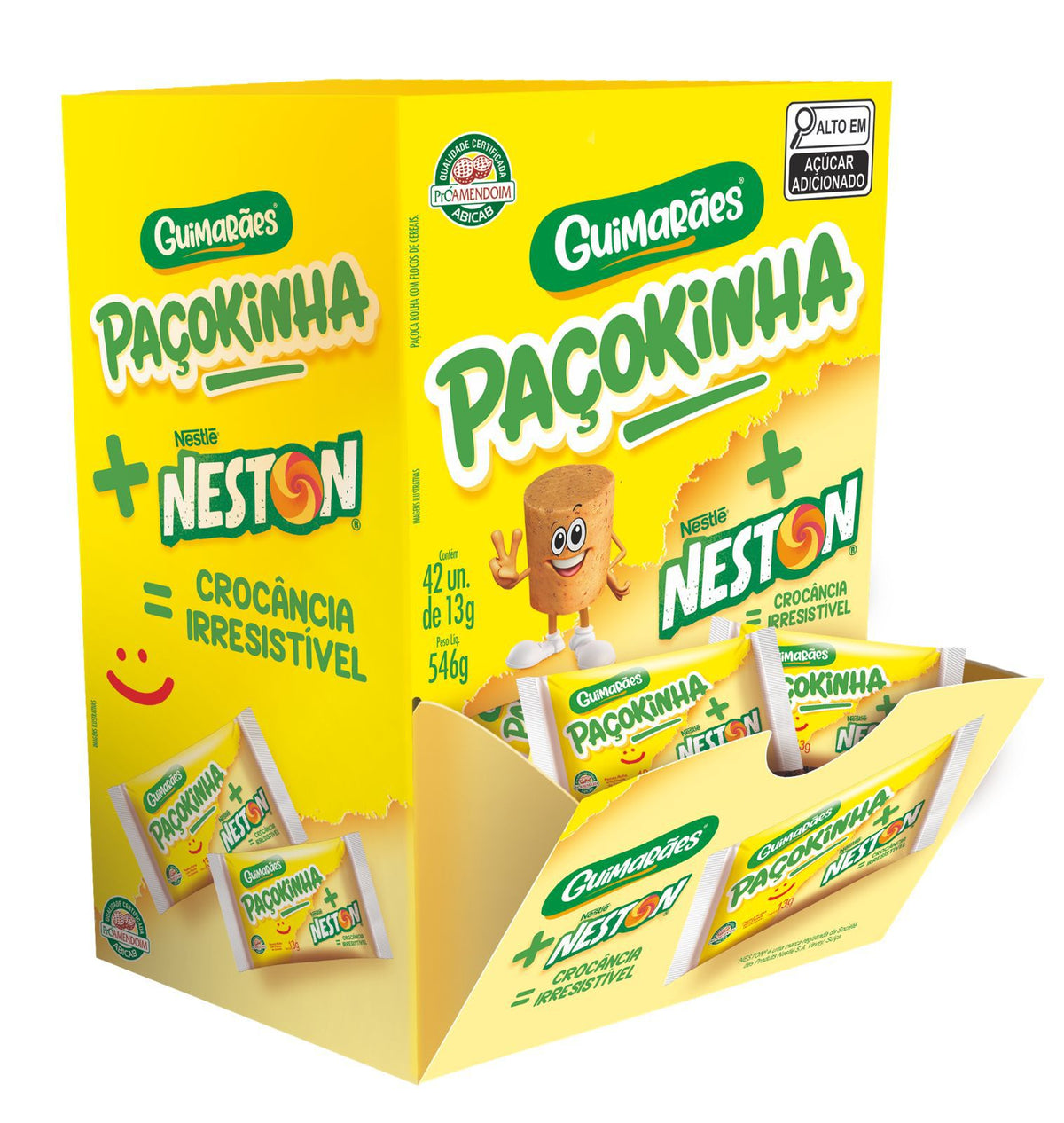 Paçokinha Neston Guimarães Display 546g com 42 unidades