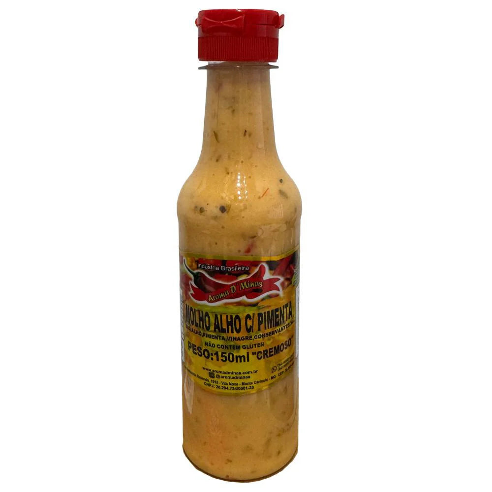 Premium Garlic Cream with Pepper -Aroma de Minas 200ml