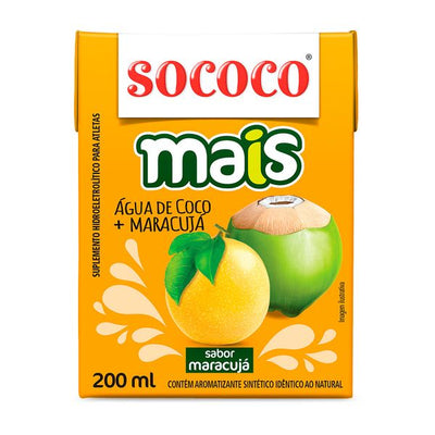 Sococo Agua de Coco com Maracuja 200ml