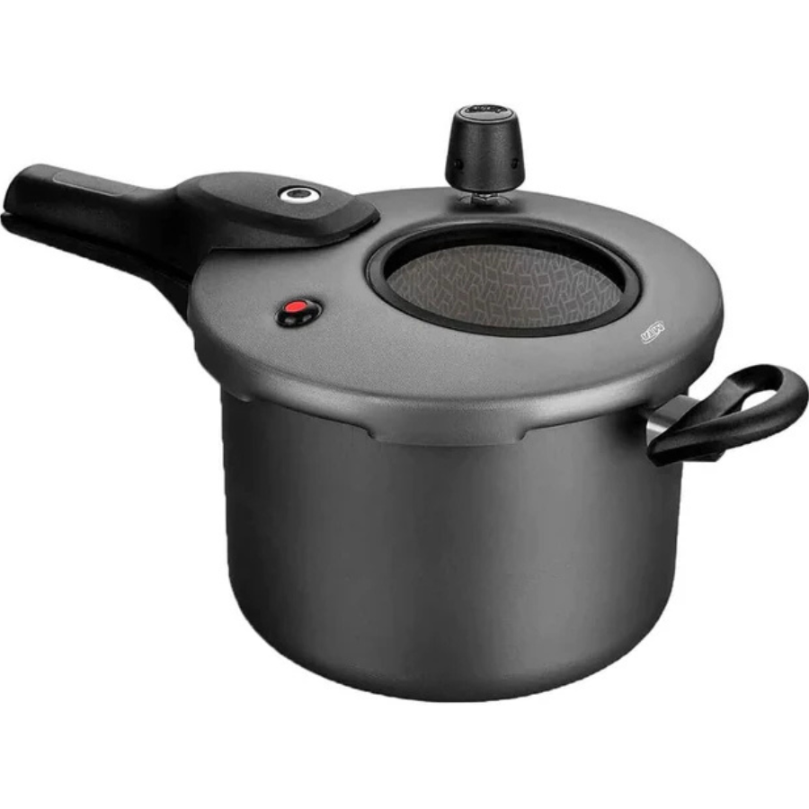 Pressure Cooker with Non-Stick Upper Display Graphite 4.5L