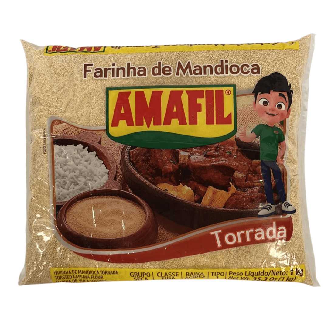 Farinha de Mandioca Torrada Amafil 1kg - BR Emporio