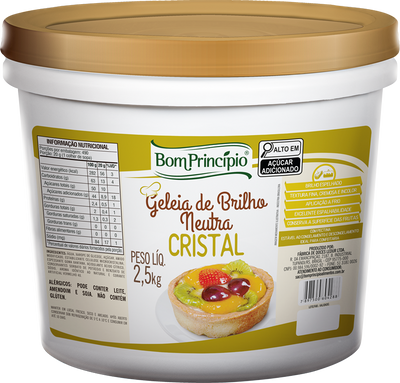 Geléia Brilho Forneável Balde - Bom Princípio Balde 2.5kg