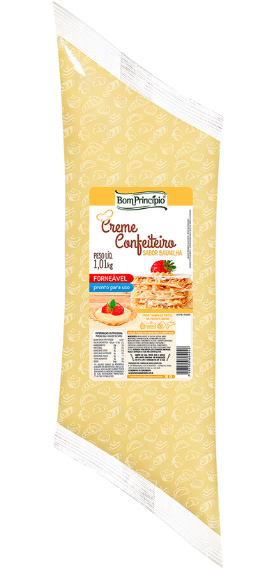 Bom Príncipio Vanilla Pastry Cream Filling, 1.01kg