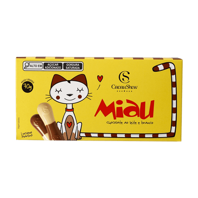 Caixa Miau Mezzo Cacau Show 70g