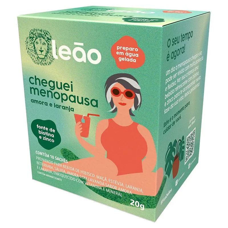 Chá Leão Cheguei Menopausa Matte Leão 20gr