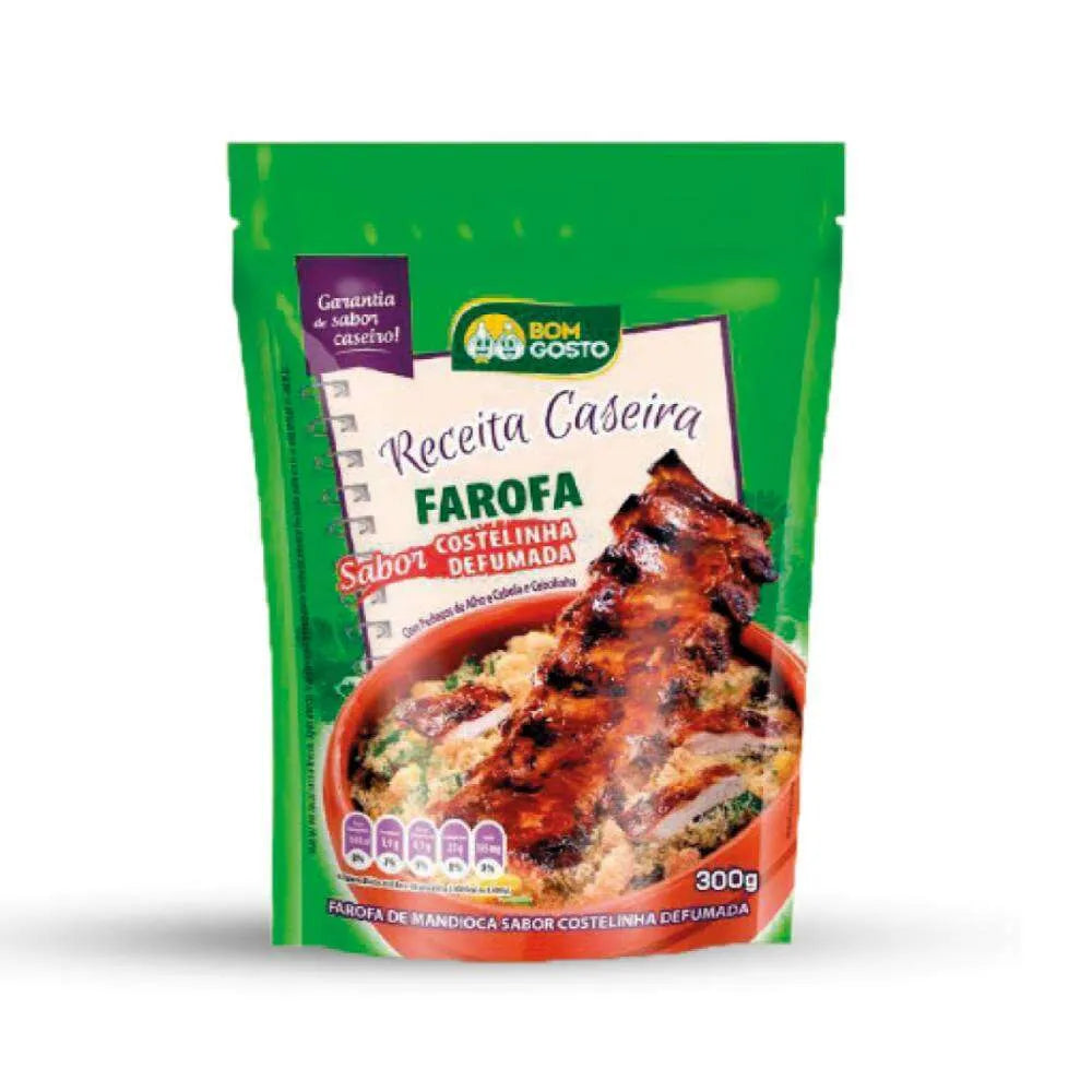 Farofa Costelinha Defumada Bom Gosto 300g