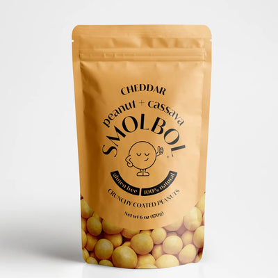 Ovinhos de Amendoim Cheddar Smolbol 170g / 6oz