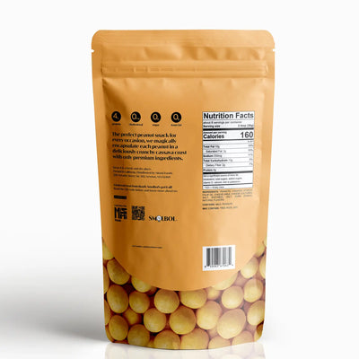 Ovinhos de Amendoim Cheddar Smolbol 170g / 6oz