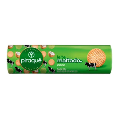 Biscoito  Leite Maltado Com Coco Piraquê 132g