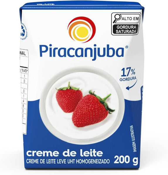 Creme de leite Piracanjuba 200g