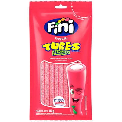 Fini Tubes Strawberry and Sour Cream 80g