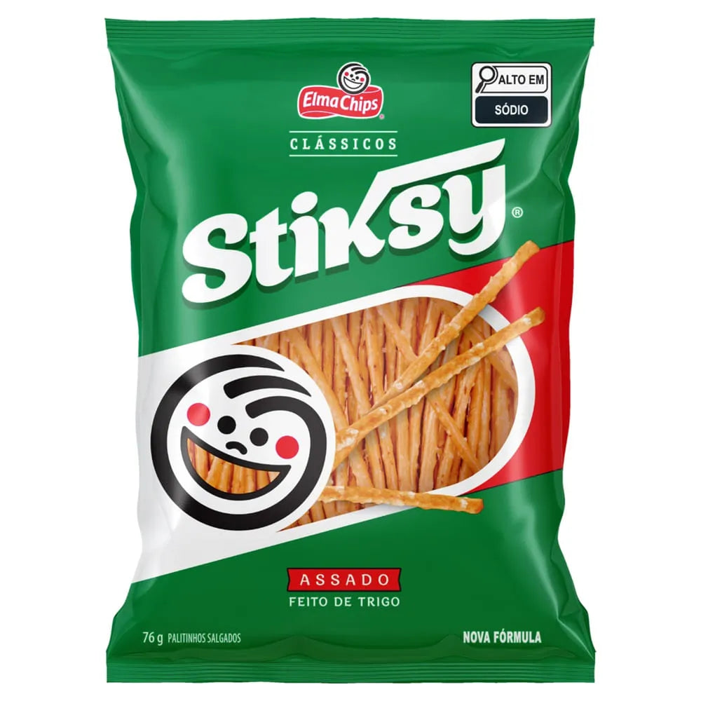 Stiksy Assado Elma Chips 76g