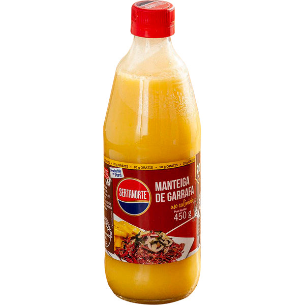 Manteiga de Garrafa Sertanorte 450g