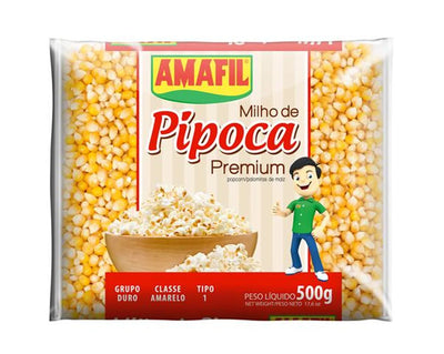 Milho de Pipoca Premium Amafil 500g