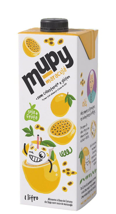 Mupy Soy Beverage – Passion Fruit, 200mL