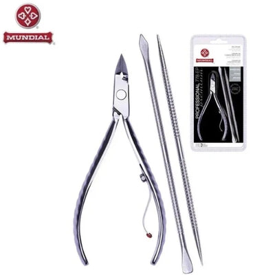 Prof Mundial Stainless Steel Cuticle Pliers Set 778 EP