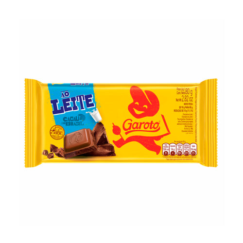 Garoto Milk Chocolate Bar 80g