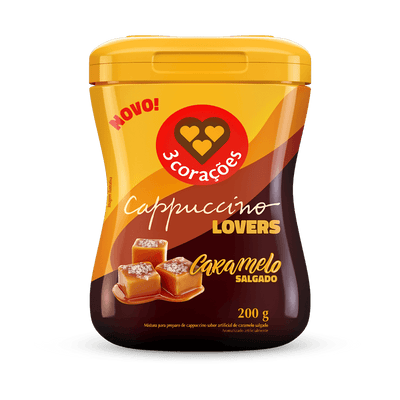 Café Cappuccino Caramelo Salgado 3 Corações 200g