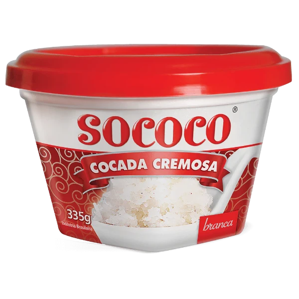 Cocada Cremosa Branca Sococo 335g