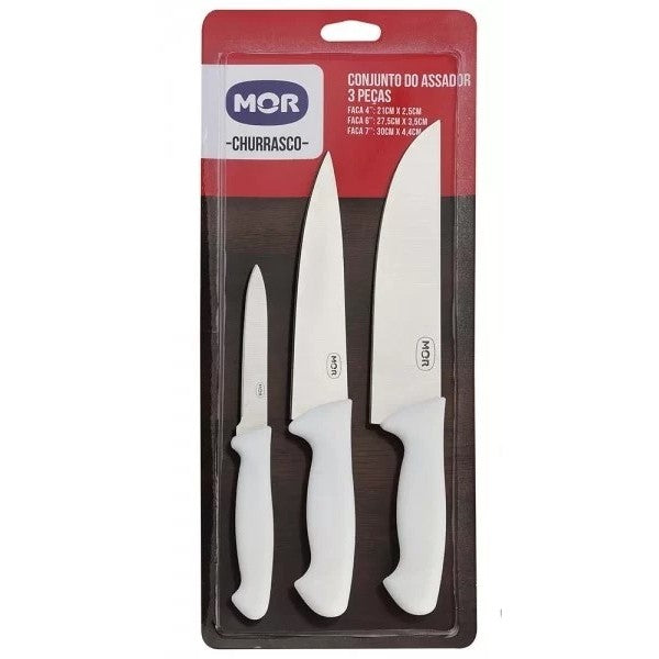 Set of 3 Meat Knives