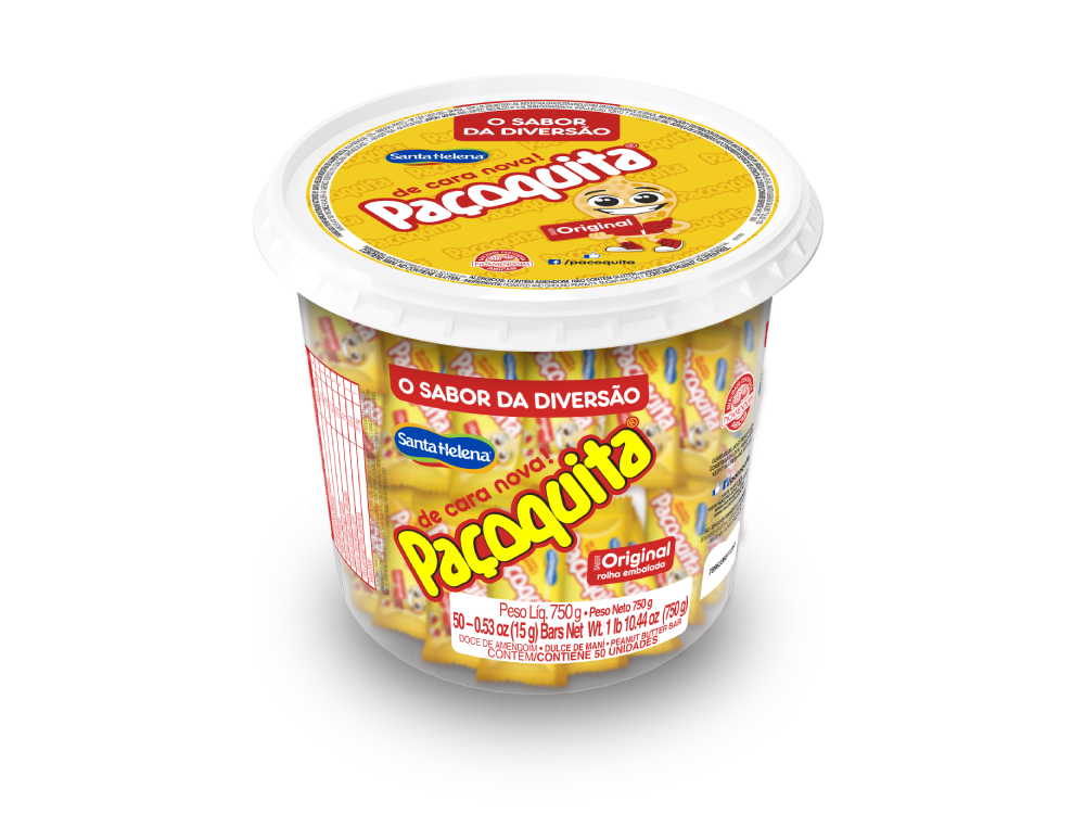 Paçoquita Rolha Santa Helena 750g