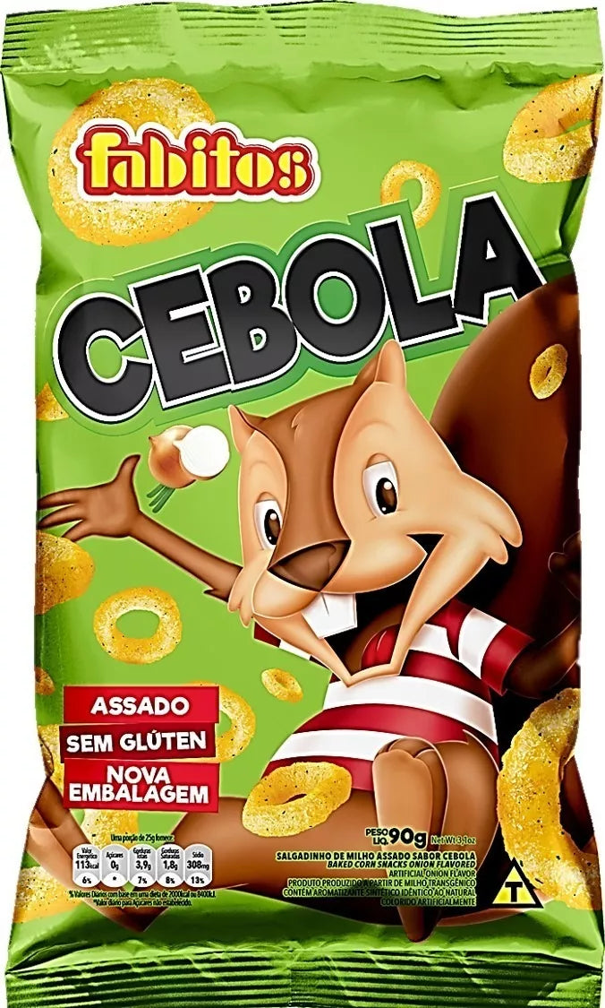 Salgadinho Assado Cebola 90g Fabitos