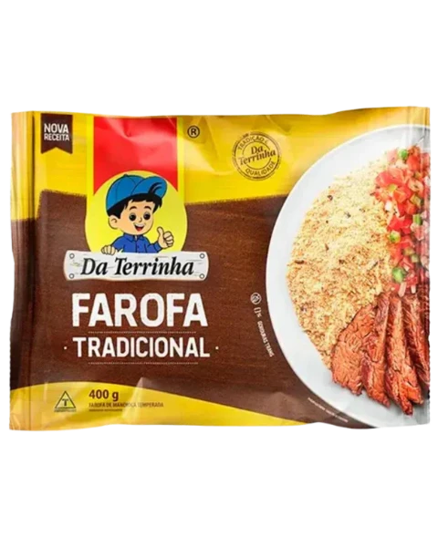Farofa Temperada Terrinha 400g