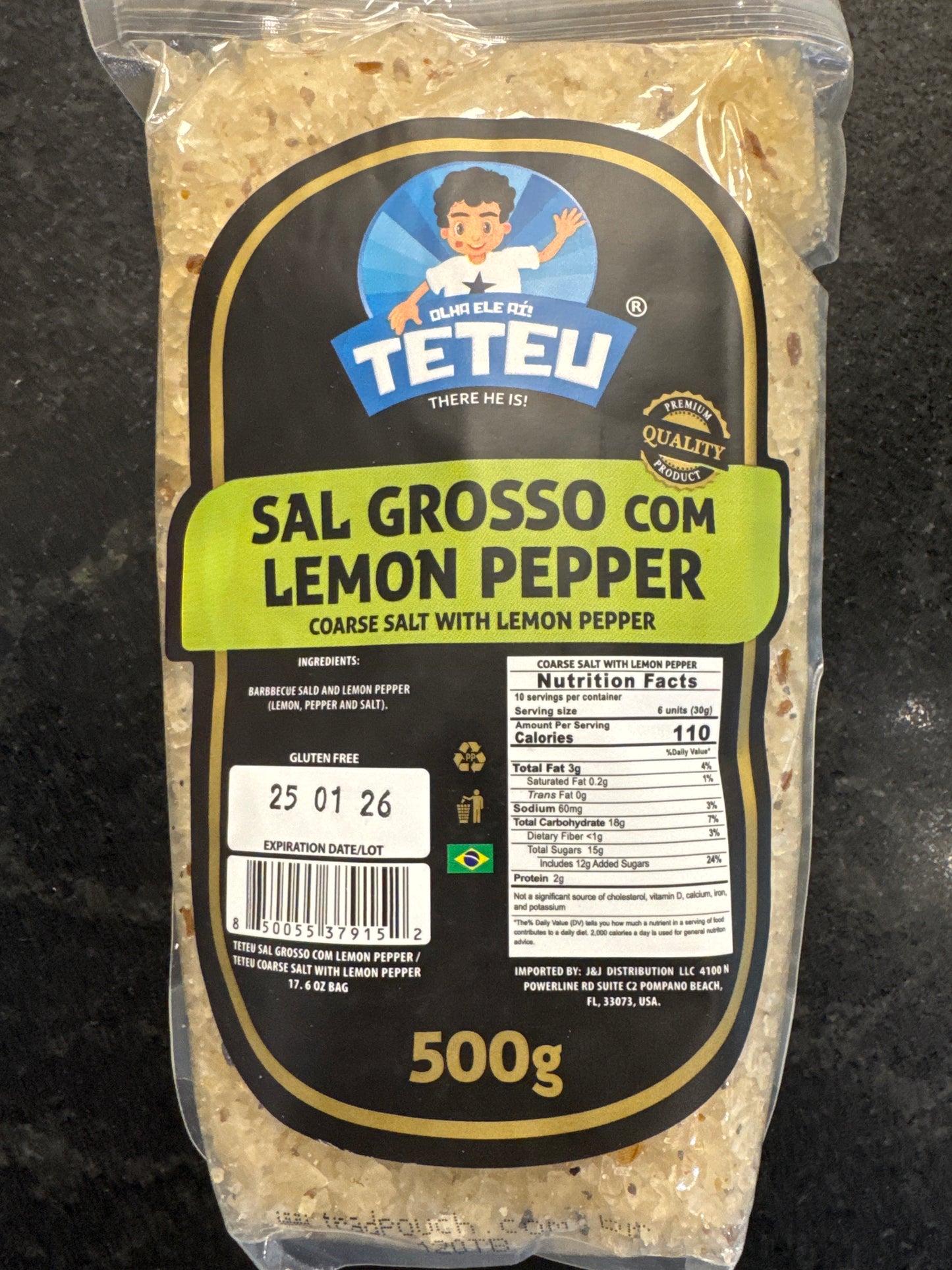 Teteu Complete Grilling Salt 400g