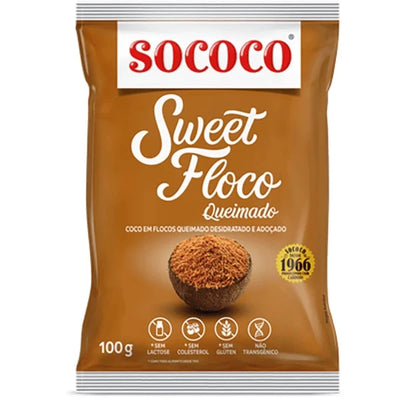 Flocos Queimado Sococo 100g