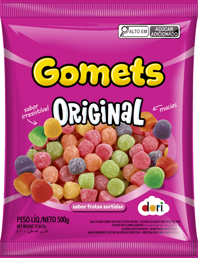 Bala de Goma (Jujuba /Gomets) Dori 500g