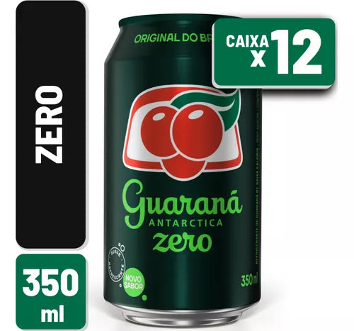 Guaraná Antarctica Lata Zero 12x 350ml