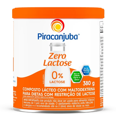 Leite em Po Zero Lactose Piracanjuba 380g