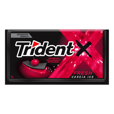 Chicle Fresh Cereja Trident 8g