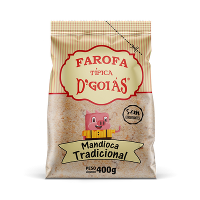 Goianinha Farinha de Mandioca Tradicional  D'Goias 400g