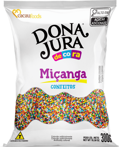 Cacau Foods Micanga Colorida Confeitada