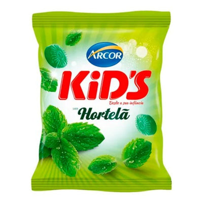 Bala Arcor Hortelã Kids 400g