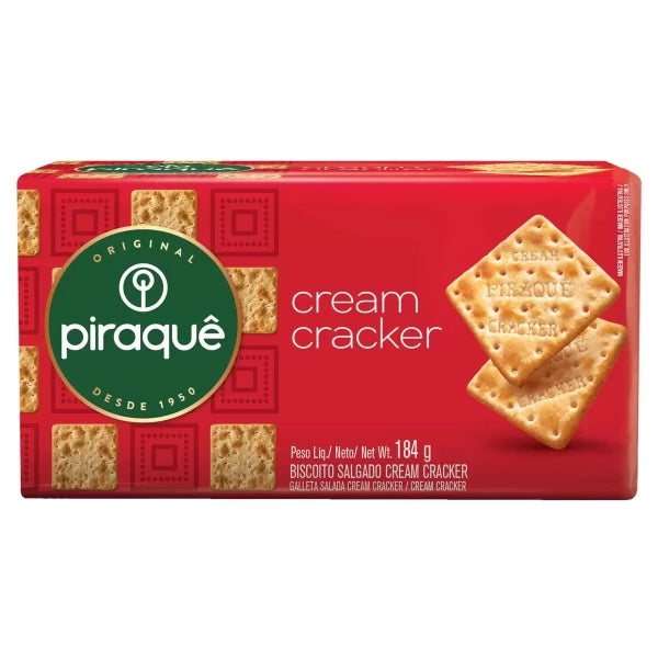 Piraquê Cream Cracker Biscuit 184g