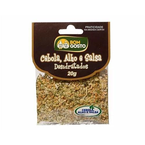 Alho, Cebola, Salsa desidratada - Bom Gosto 20g